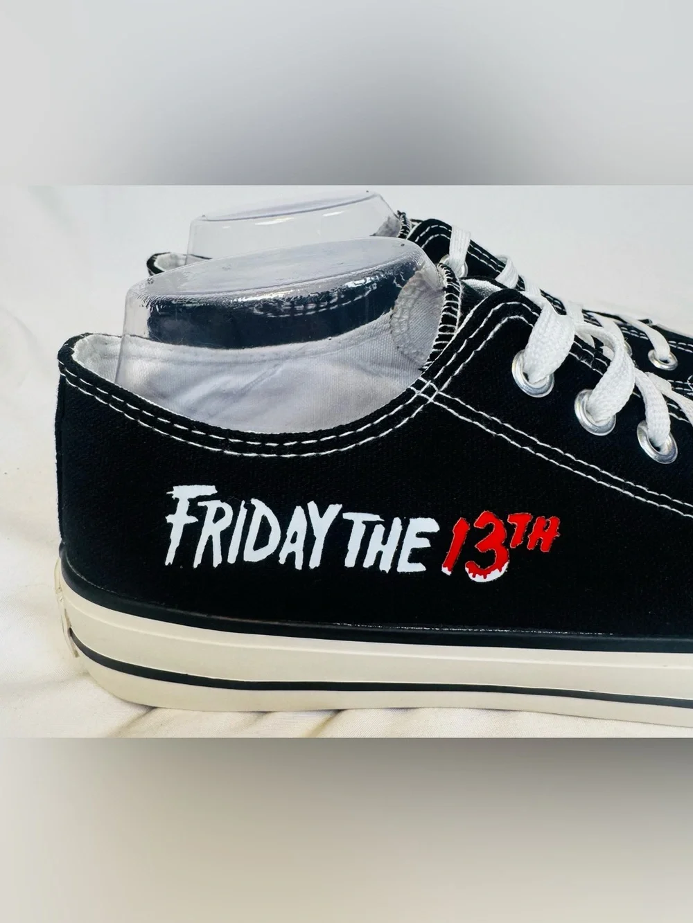 Mutuoni Friday The 13th Sneakers Mens Sz 10/11 Black Canvas Shoes